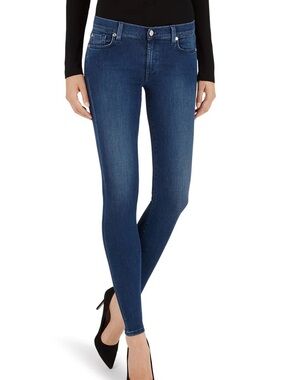 7 for all mankind the skinny jeans sz 28